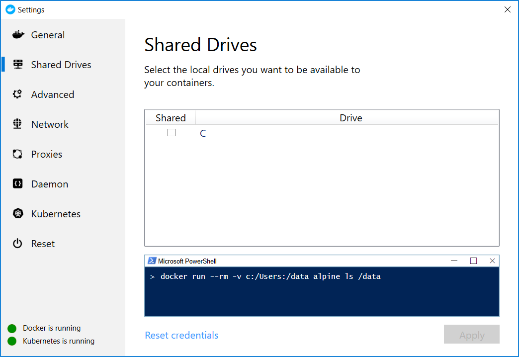 Shared drives